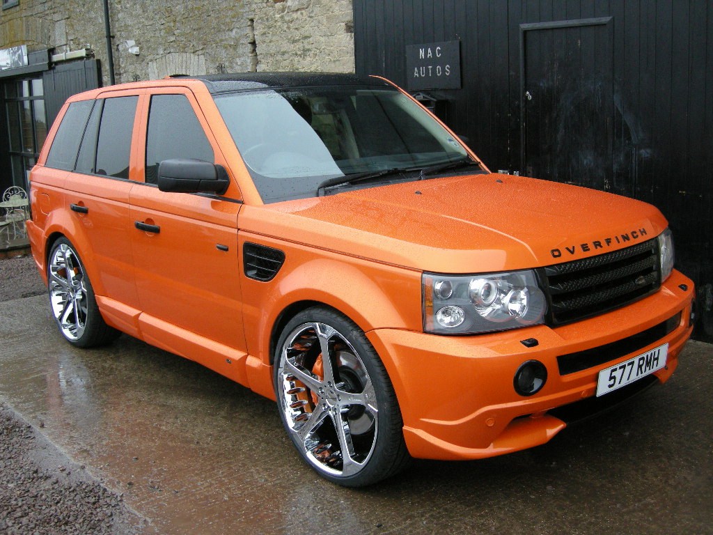 Orange Land Rover (Intense Paint and Design)