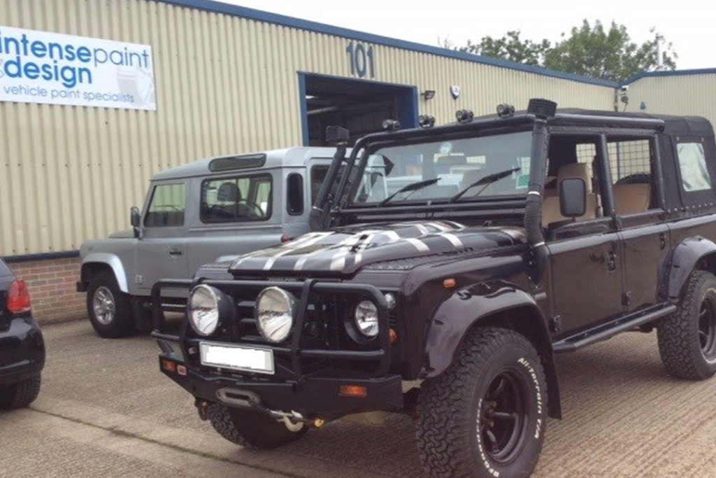 Black Jeep Union Jack (Intense Paint and Design Ltd.)